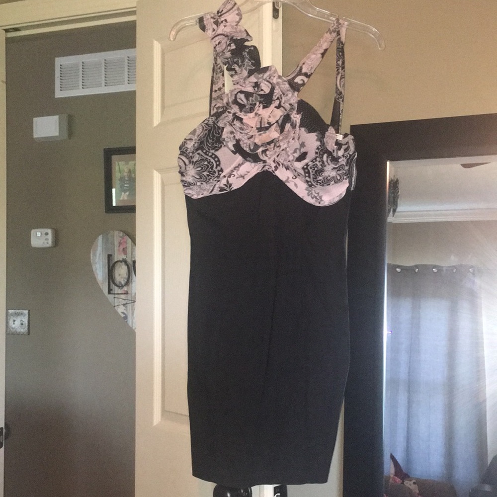 Black stretchy dress